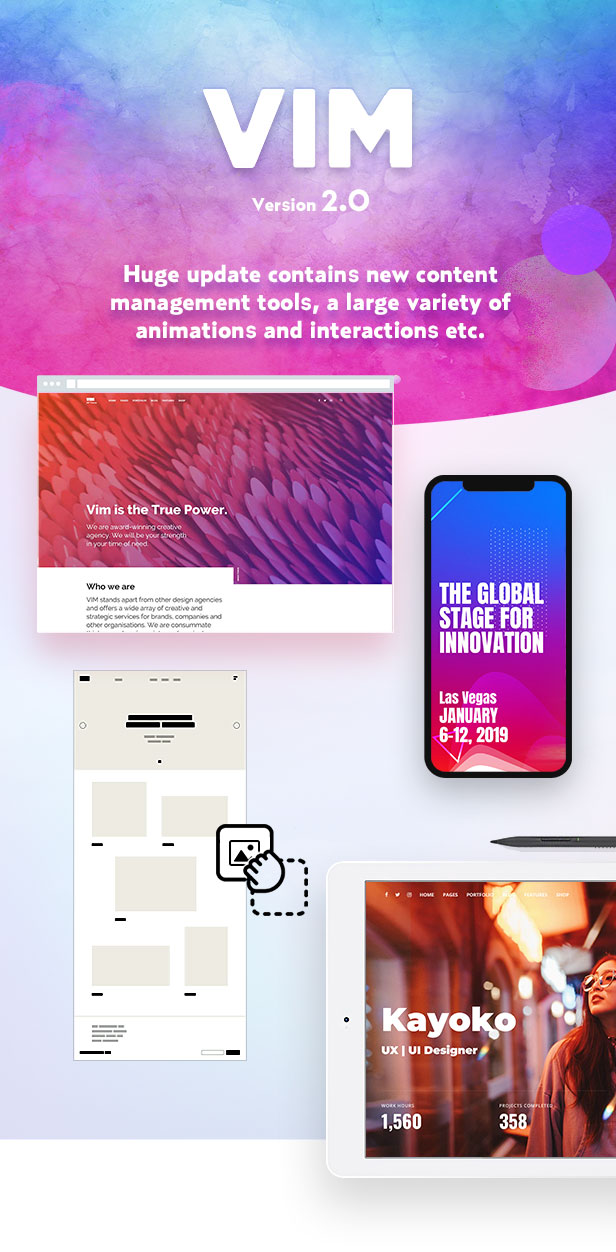 VIM - Theme WordPress đa năng sáng tạo - 1