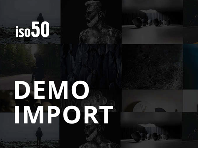 Demo Import iso50 - Photography WordPress Theme