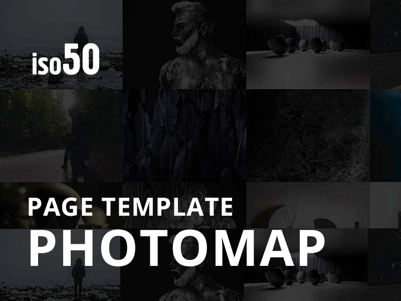 Page Template - PhotoMap - Photography WordPress Theme
