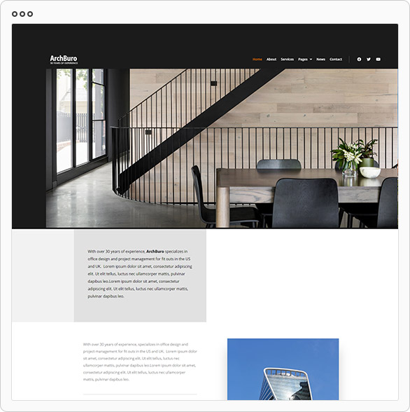 ArchBuro - Architecture Bureau Template Kit - 1