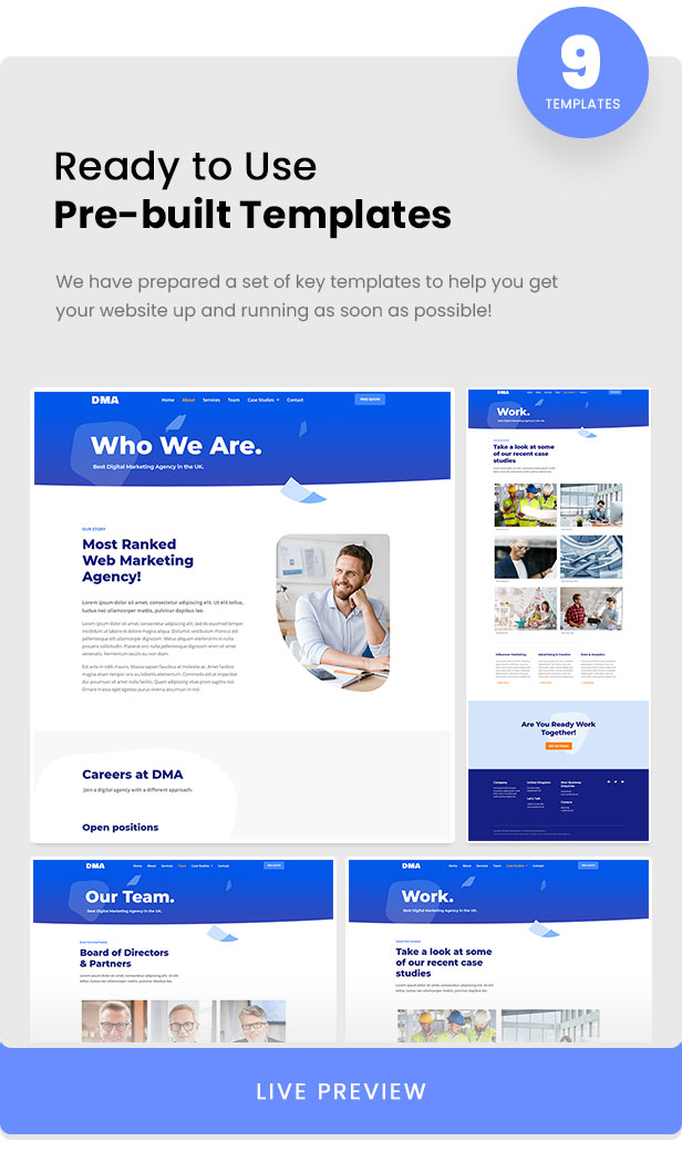 DMA - Digital Marketing Agency Template Kit